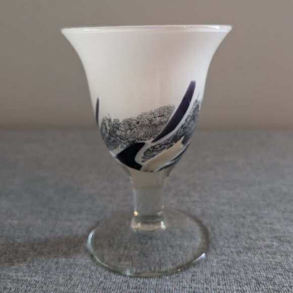 Vintage German Art Glass Wine Goblet/Chalice by Hans Jürgen Richartz - Picture 2 of 6